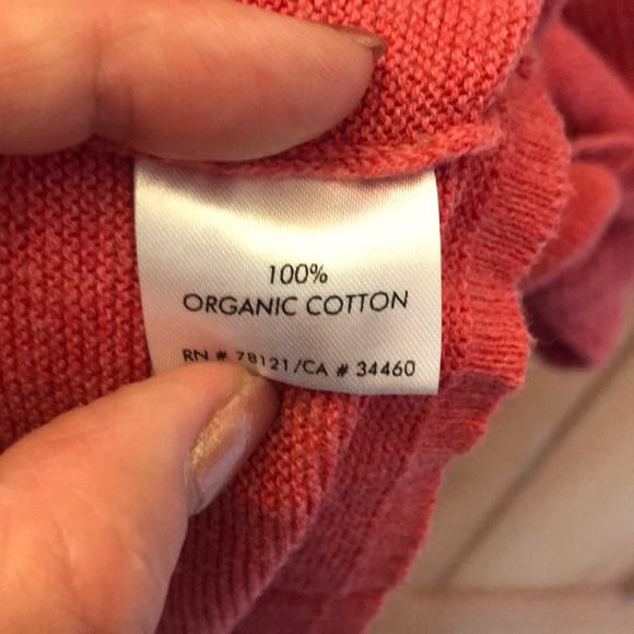 Long Oversized Cotton Eileen Fisher Sweater - Picture 5 of 6